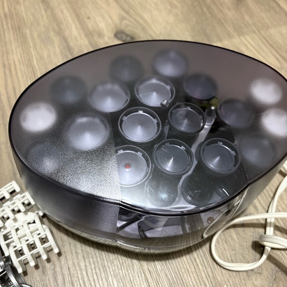 Remington KF20i 20 Black Velvet Hot Rollers 3 Sizes 18 Clips Tested Works - Picture 5 of 12